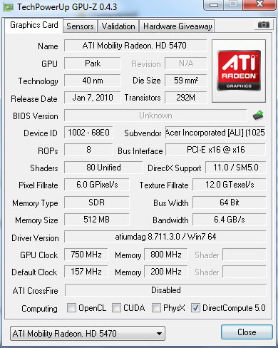 GPU-Z 2.54.0 for mac instal