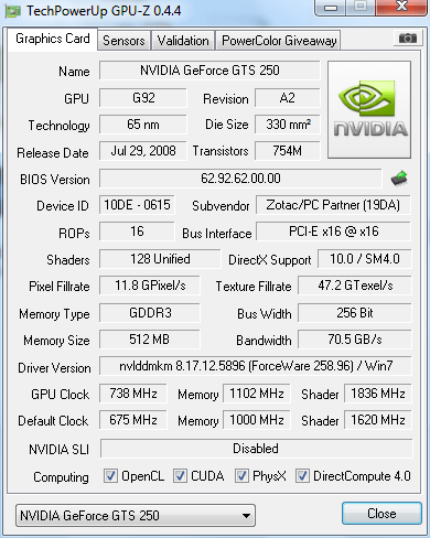 Ремонт ENGTS, Asus GeForce GTS • VLab