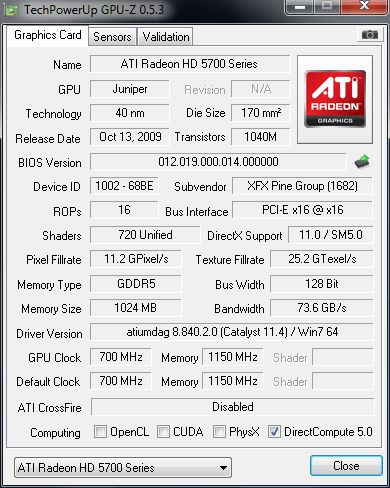 3 Comments on Club 3D Announces New Radeon HD 6750 1GB GDDR5