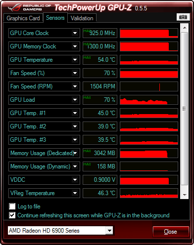 gpu-z memory usage dedicated vs dynamic