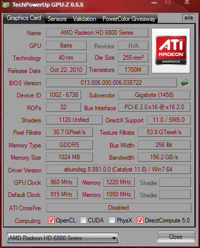 Gigabyte new arrivals hd 6870