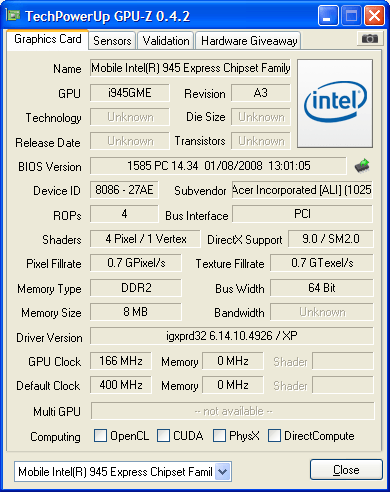 intel gma 945 modded driver zip