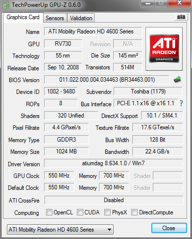 ati mobility radeon hd 5470 modded driver