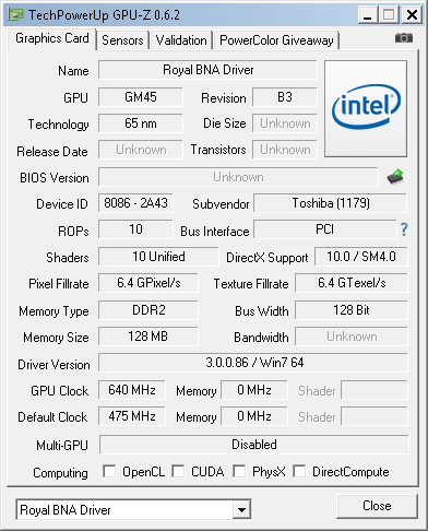 intel gma 4500mhd driver for windows 10