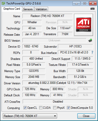 My amd 7690m xt doesn t work good guru3D Forums