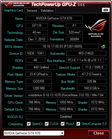 Asus gtx top 570 driver