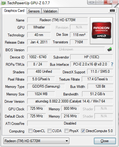 Amd hd 6770 online driver