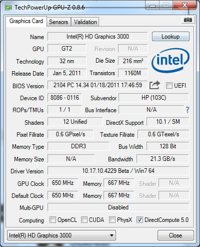   Amd Radeon Hd 7400m Series  -  8