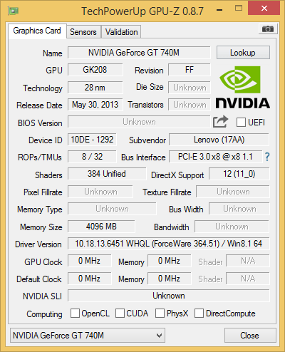 [GPU Bios Missing] GT 740M | TechPowerUp Forums