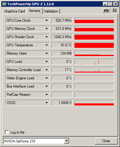 nvidia geforce 210 temperature above 90c on Idle Tom s Hardware