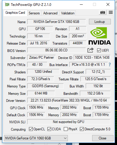 Is my 1060 a 3GB or 6GB card? How can I 