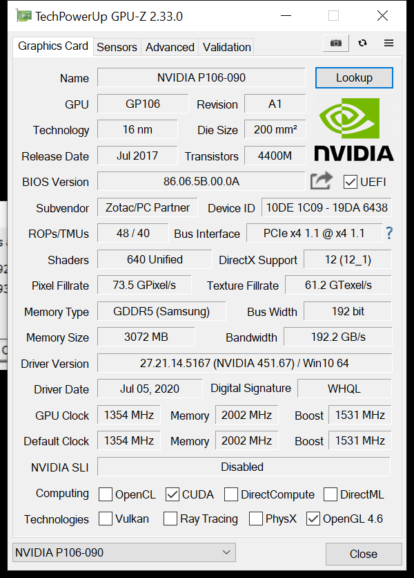 opencl driver for gtx 970
