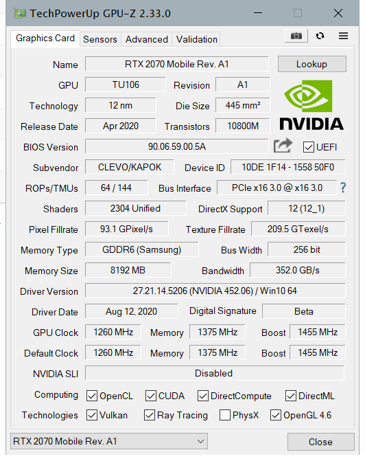 RP17 not installing Nvidia drivers. r/eluktronics
