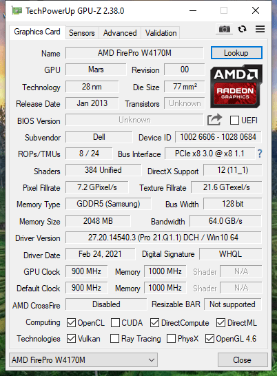 Mickey: Dell Precision M2800 overheating [​IMG]