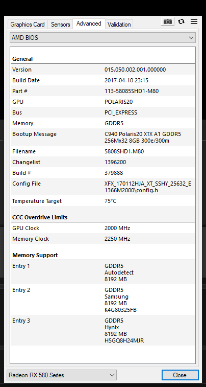 Low XFX RX 580 core clock : r/AMDHelp