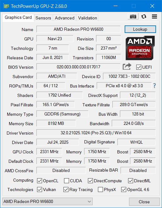 AMD Software: PRO Edition 25.Q4 for Windows | guru3D Forums